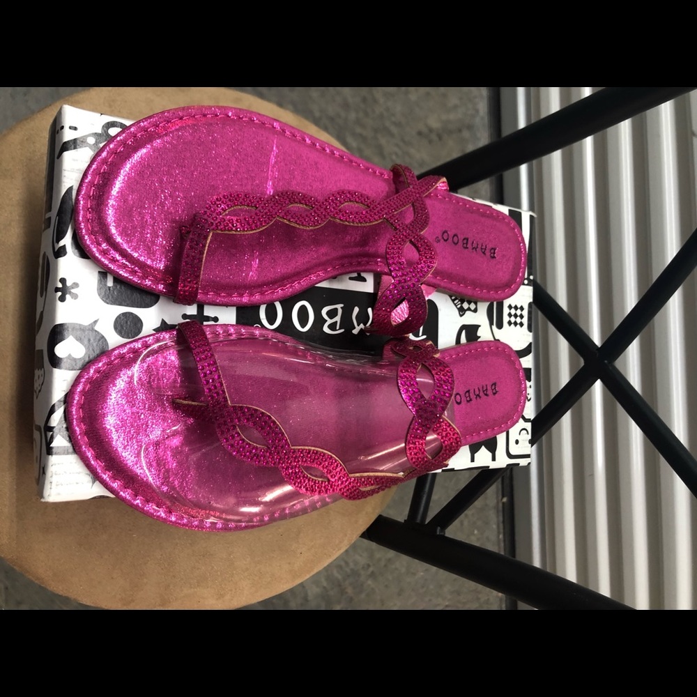 Bamboo Sandals. Size 7.5